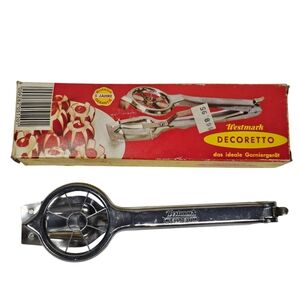 Vintage Westmark Decoretto Western Germany Kitchen Radish Rose/Flower Maker Rare